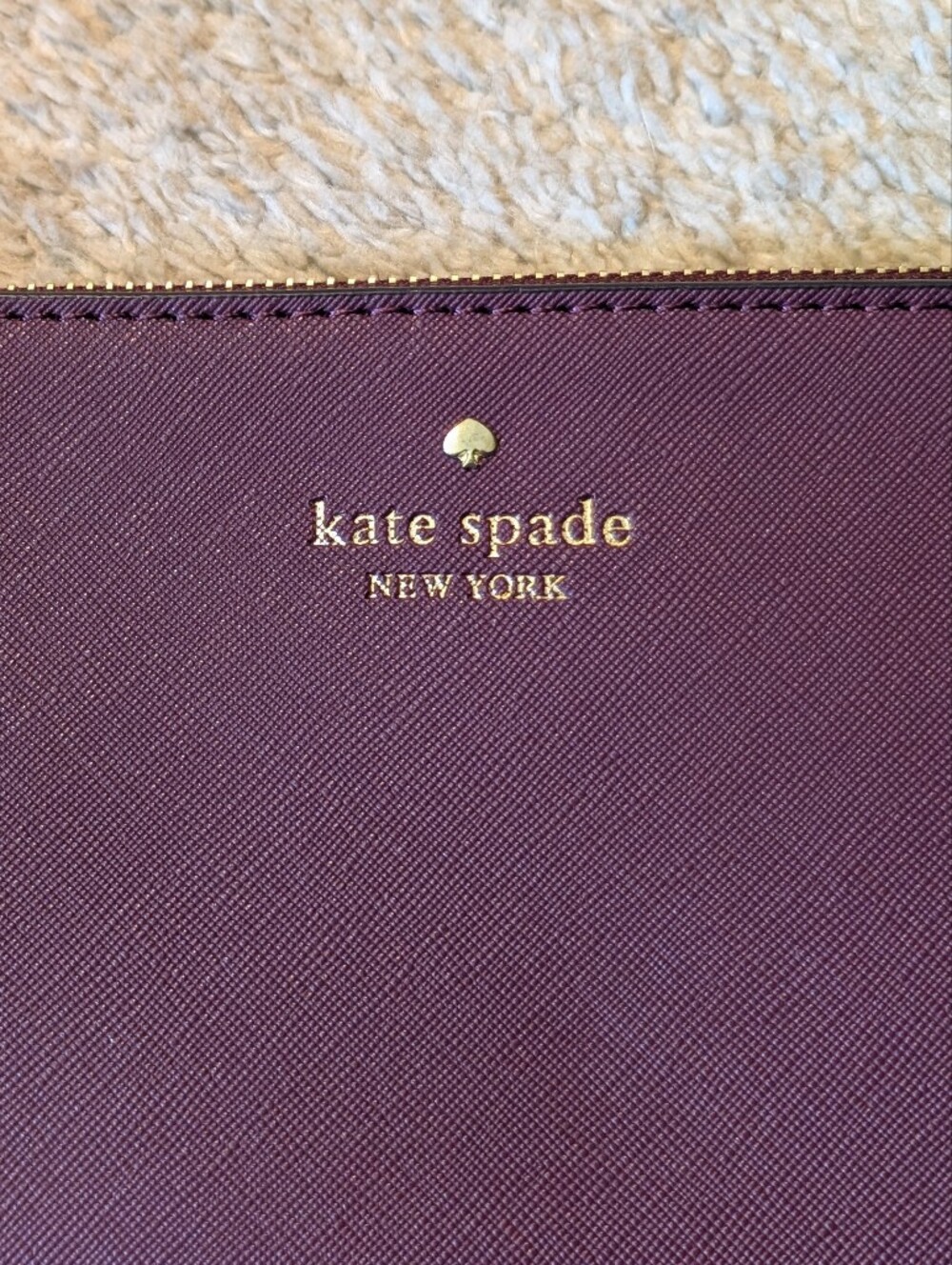 Kate Spade New York Plum Wristlet Pouch - Picture 2 of 8